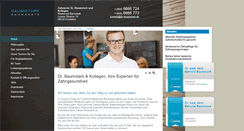 Desktop Screenshot of dr-baumstark.de